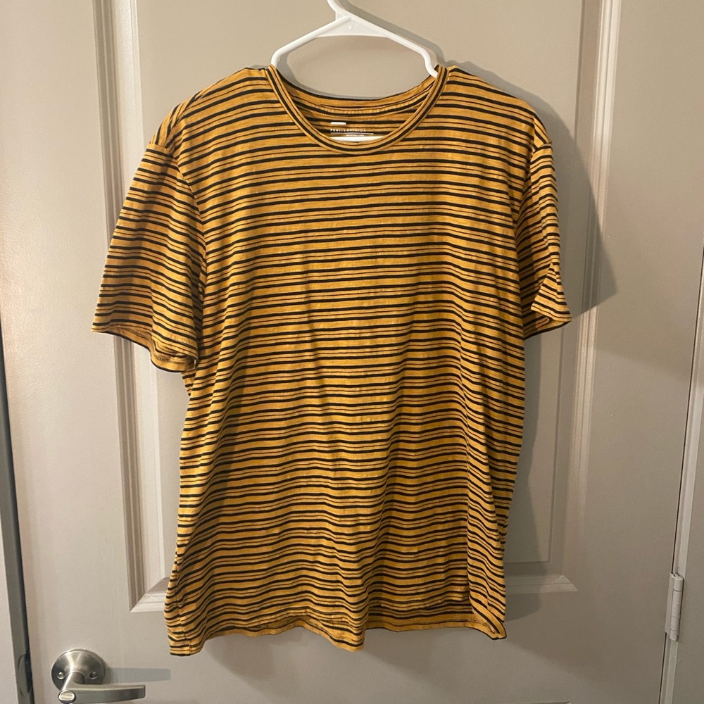 Yellow and Black striped tee